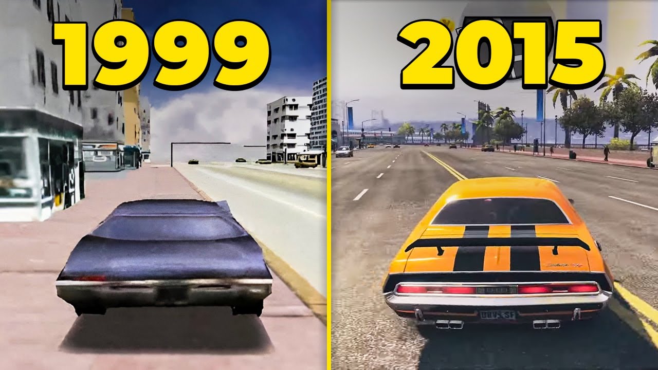Evolution of DRIVER Games (1999-2015)