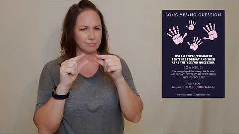 Long Yes/No Questions in ASL