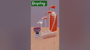 Recycling of bottles || project making ||#shorts#craft #youtubeshorts #craftroomactivities