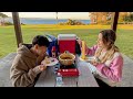 [Catch&amp;Cook] SEAFOOD! Eating Fresh Sea Snails With RAMYUN Outdoor MUKBANG!