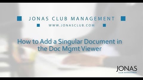 Document Management - How to Add a Singular Doc in Document Viewer