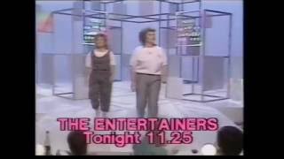 DAWN FRENCH JENNIFER SAUNDERS french and saunders  CHANNEL 4 UK 1983 THE ENTERTAINERS PROMO