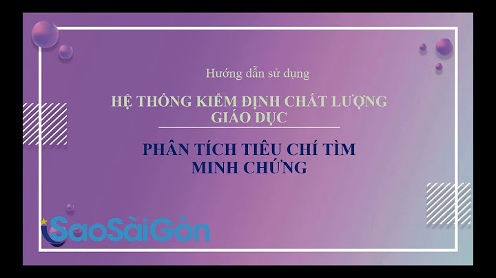 Hướng dẫn kiểm định chất lượng giáo dục