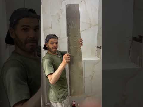 نيشة فوق المرحاض المعلق