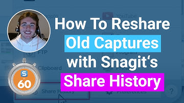 Never Lose a Link Again with Share History - Snagit in 60 Seconds