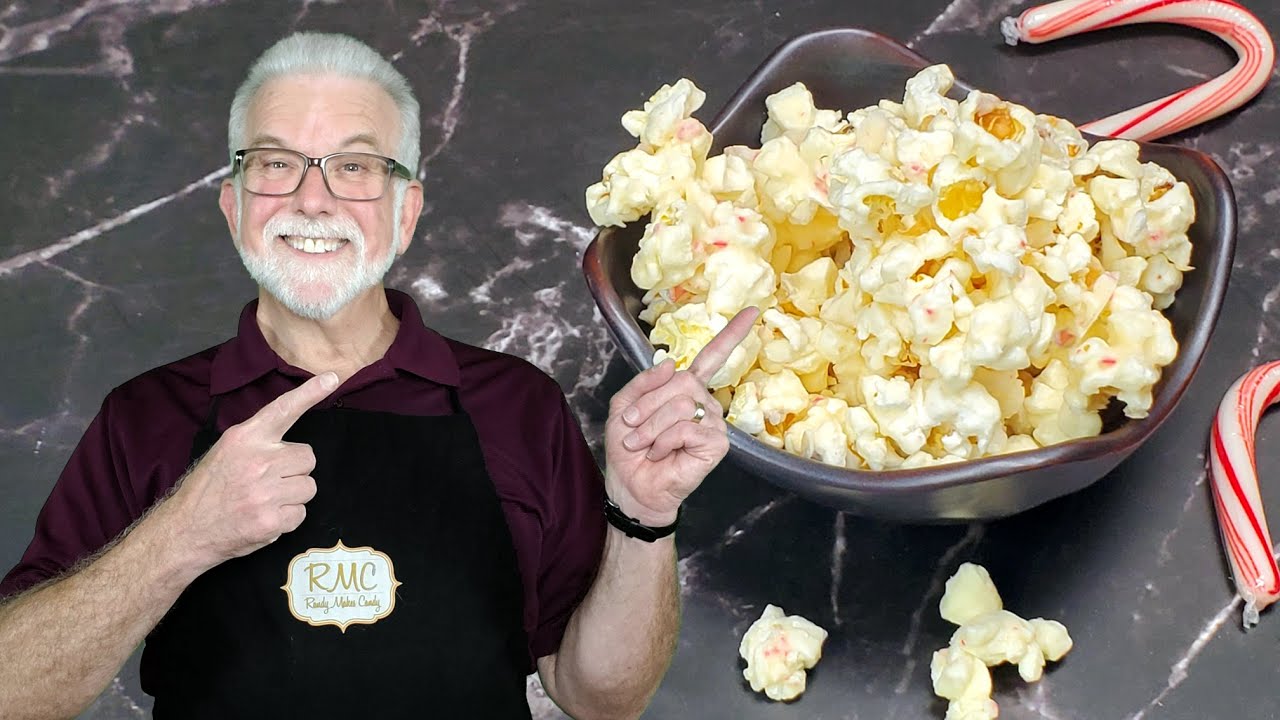 Randy Makes Candy Cane Popcorn