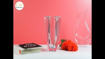 Lọ Hoa Decor Pha Lê Tiệp Khắc Crystalite Bohemia Arezzo Cao Cấp