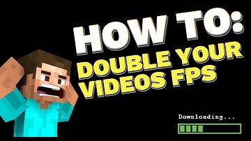 How to DOUBLE Your Video FPS WITH AI