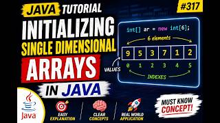 317. Initializing Single Dimensional Arrays in Java (Selenium Java 2026)
