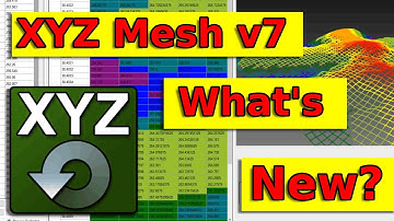 XYZ Mesh Version 7 - Whats New? Surface Graphing, XYZ Data In Excel, Cell Shading, Raw Data Graphing