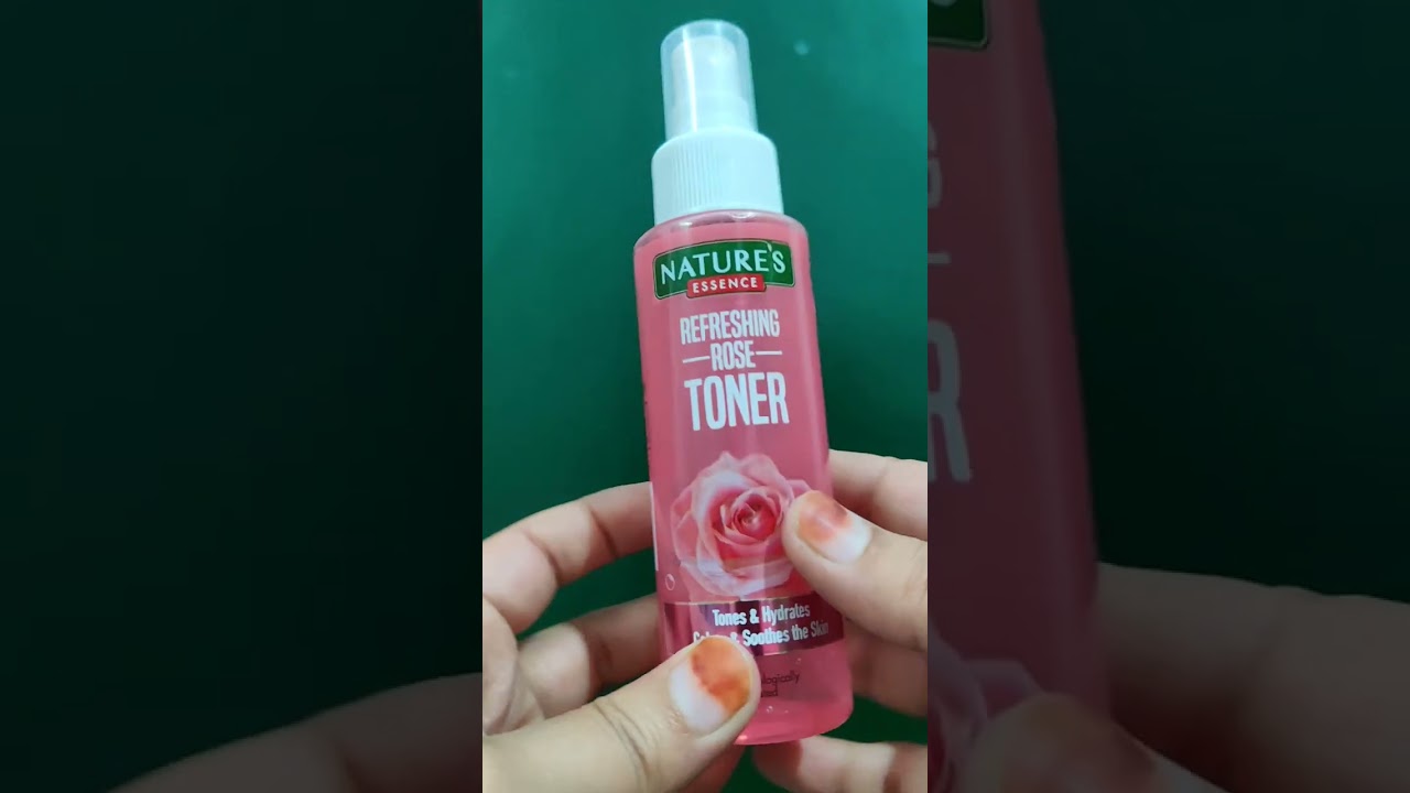 Nature's essence refreshing rose toner | dewy glow ✨| 