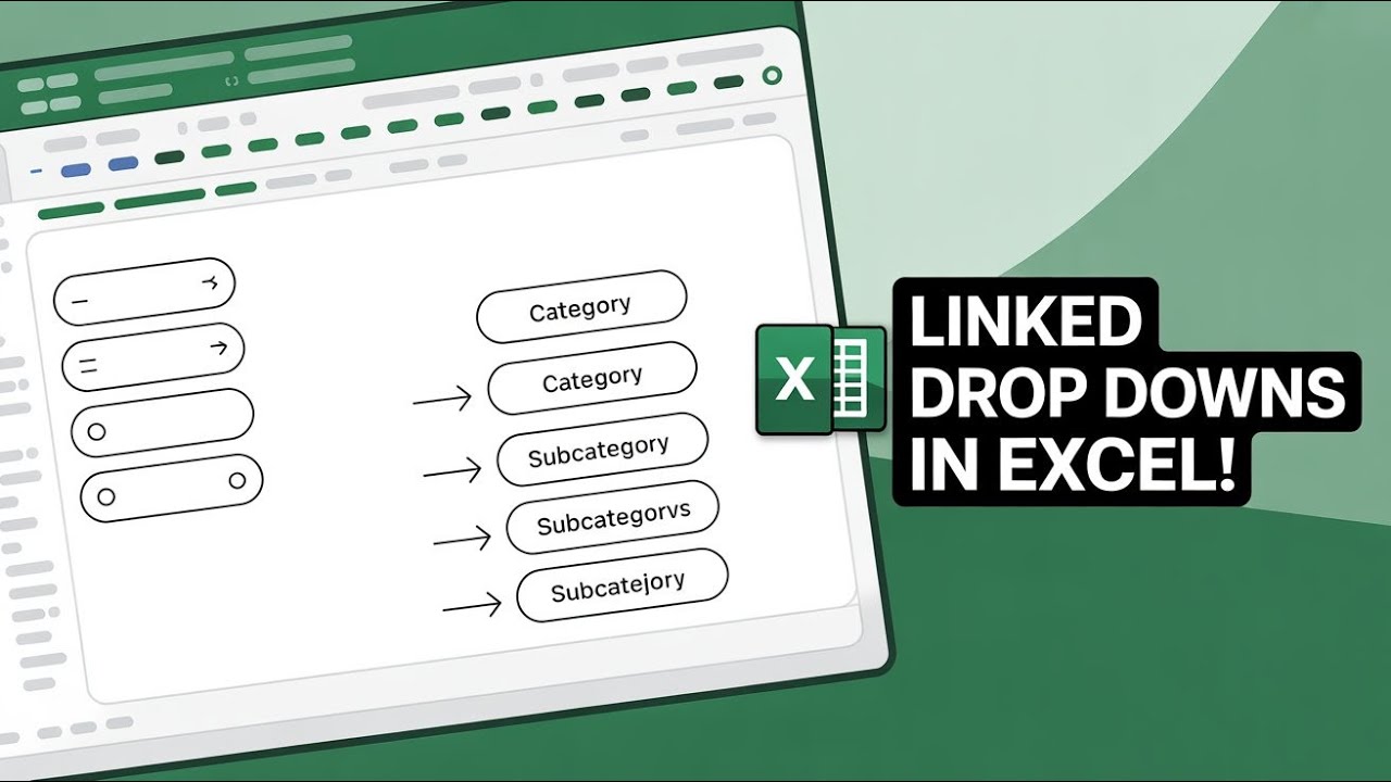 Multiple Dependent Drop down Lists in Excel - YouTube