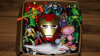 Box of Toys: Marvel Mashers, Cars, Dinosaurs, Action Figures and More