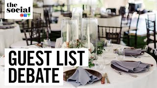 Trimming your wedding guest list | The Social