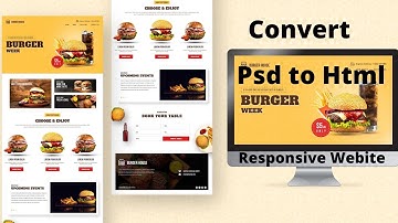 How to convert psd to html tutorial