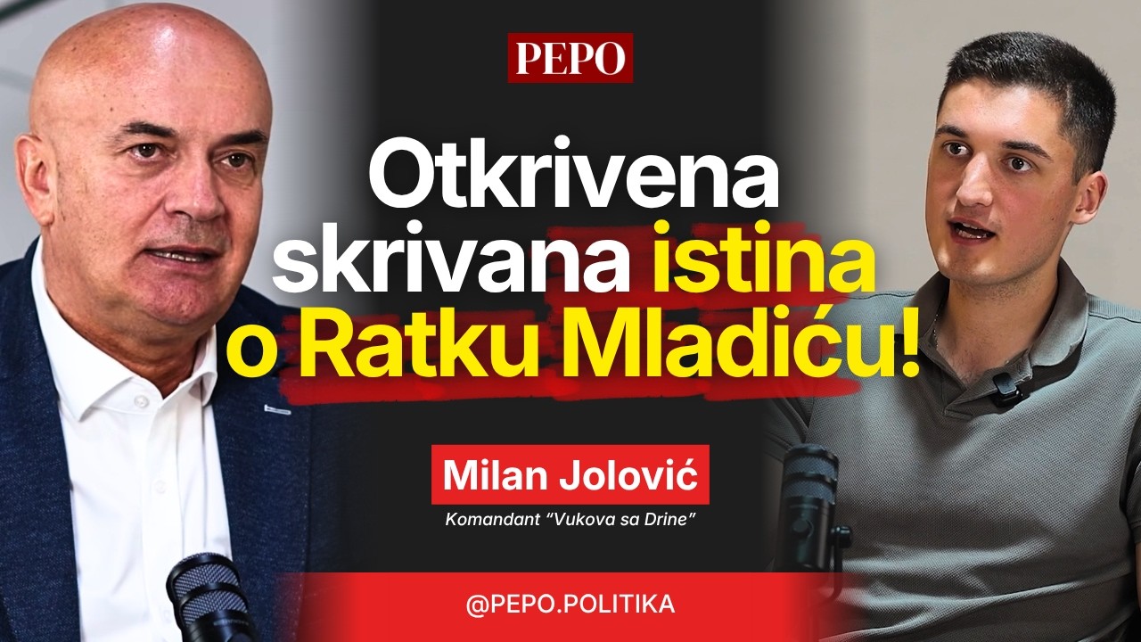 Komandant Milan Jolović otkrio ISTINU O RATKU MLADIĆU! | Pepo Podkast