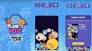 Planets Merge: Puzzle Games | Star Matching Galaxy Game Classic 2048 Gameplay screenshot 5