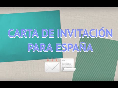 CARTA DE INVITACION PARA ESPAÑA / Requisitos, Tips y más 