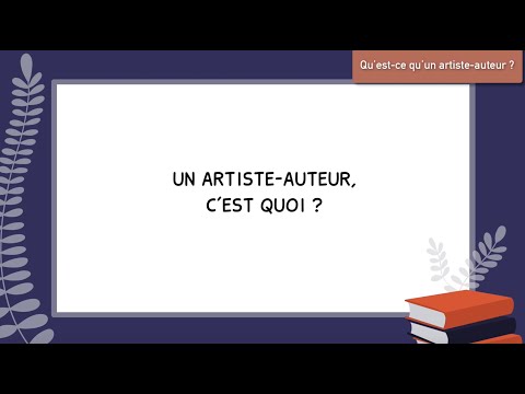 Dessine-moi un statut ! - épisode 1 - Qu'est-ce qu'un artiste-auteur ?