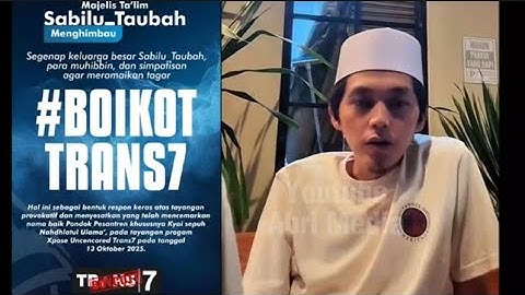 Sikap Gus iqdam terhadap trans 7 dalam kasus kyai Lirboyo  yang viral ⁉️