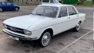 AUDI 100 1971 LS WHITE SALOON VIDEO WALK-AROUND
