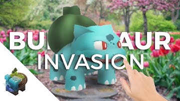 Bulbasaur Invasion! - Apple ARkit  " They are Everywhere" : Assemblr