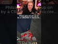 Philza gets snuck up on by a CREEPER in hardcore...