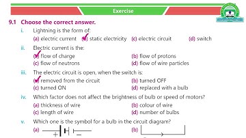 General Science 6 Unit 9 Lec 6 Exercise Part 1