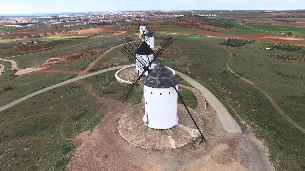 Molinos de Viento Alcázar de San Juan. Phantom 3 professional 4K.