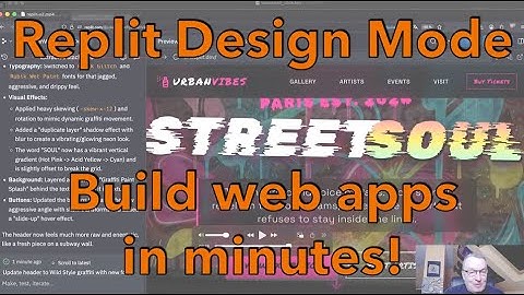 Build web apps in minutes with Replit Design Mode!