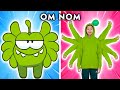 Super om nom  funniest momments of om nom cut the rope  om nom with zero budget  woa parody