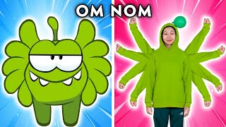 SUPER OM NOM  Funniest Momments of Om Nom (Cut The Rope)! | OM NOM WITH ZERO BUDGET | Woa Parody