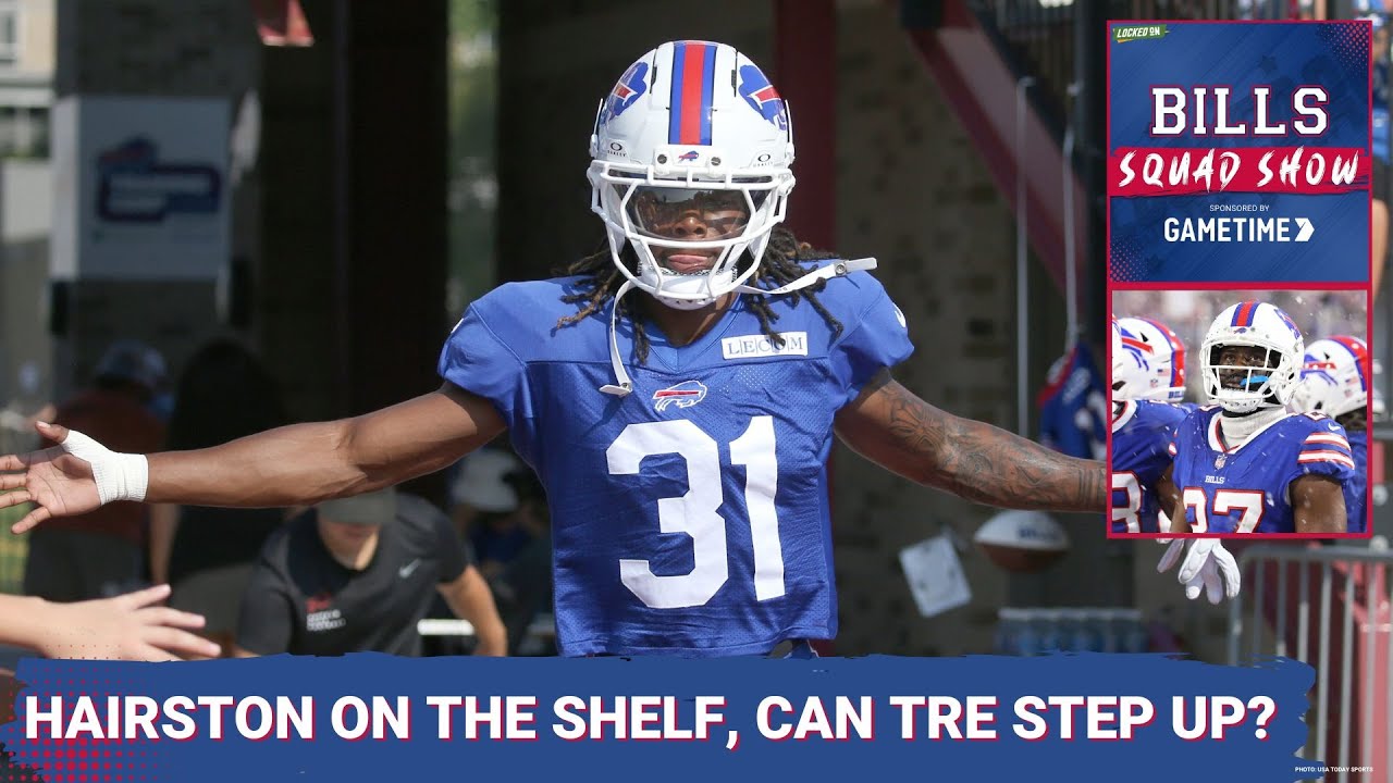 BILLS SQUAD SHOW:  Tre White starts season as CB2; Hairston injury update