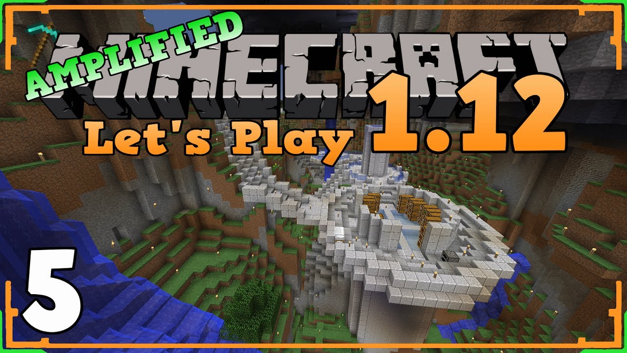 Minecraft Survival 1.12 Amplified (Let's Play) / Episode 5 / Serious Building! (Singleplayer)