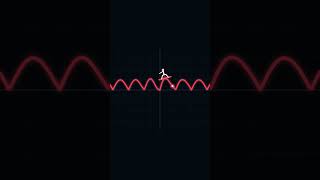 Hearing math in real life (HYPERBOLIC HEARTBEAT (HOUSE)) #shorts #math #dance #mathart #animation