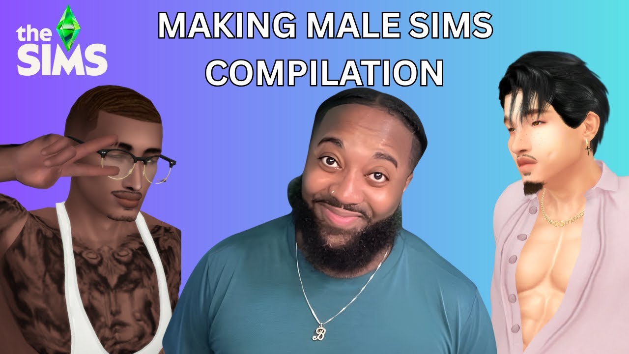 СОЗДАНИЕ МУЖСКИХ ПЕРСОНАЖЕЙ В SIM-КАРТАХ С НУЛЯ: ПОДБОРКА