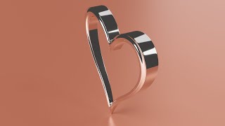 Blender 3, How to model a heart shape fast and easy [Tutorial]