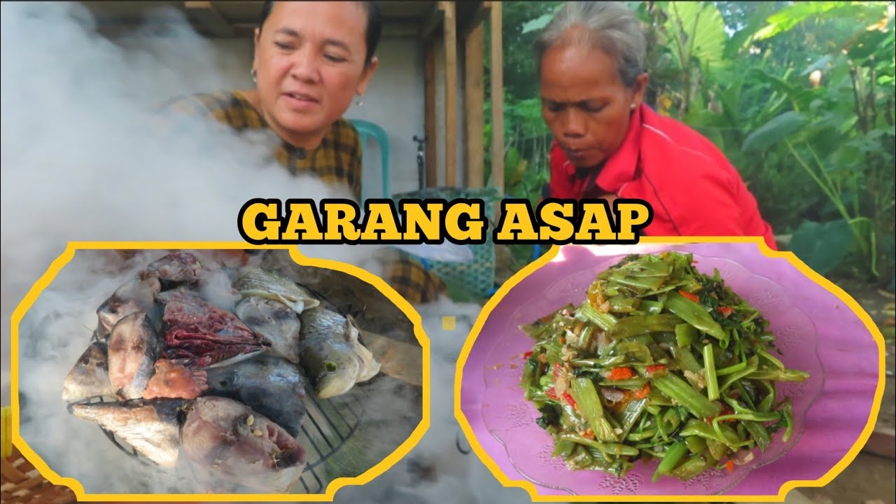 SAMPAI BADAN IKUT SANGIT😱|| GARANG ASAP IKAN LAUT & TUMIS KANGKUNG