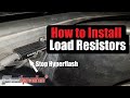 Fix Hyper Flash | How to Install LED Load Resistors for Turn Signals | AnthonyJ350