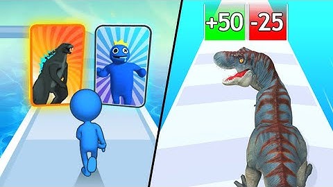 Monster Draft | Dinosaur Evolution Dino Run / All Level Gameplay: Android,iOS - New APK Update