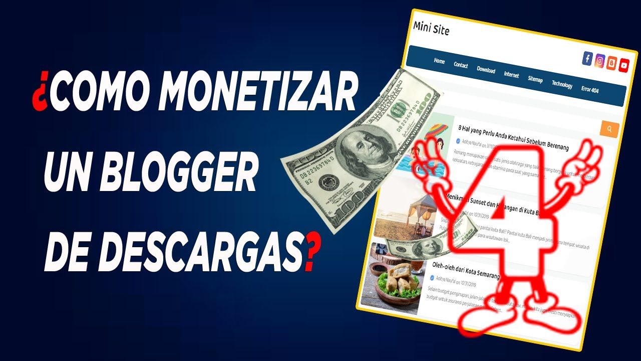 Cómo crear un Blog en Blogger de DESCARGAS y Monetizarlo con Adsense | Parte 4