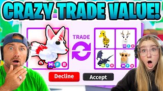 Trading The BEST NEW WINTER MEGA in Adopt ME! Roblox!