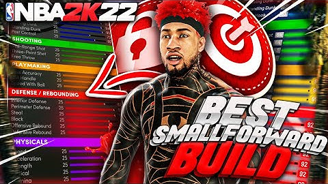 The GAMEBREAKING SMALL FORWARD BUILD is HERE! How to make the best Small forward build in NBA 2K22!