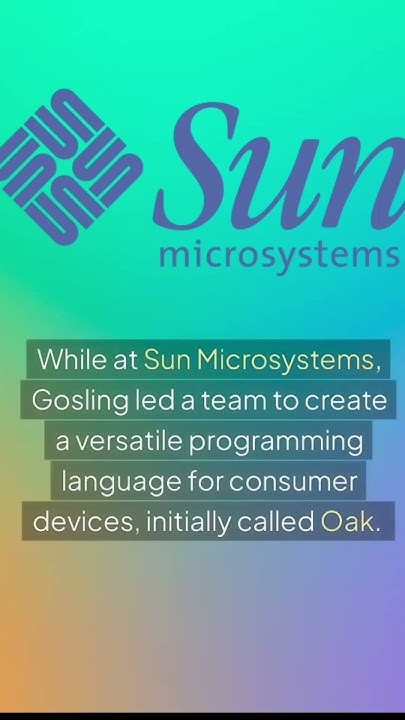 The Person who Invented Java- Story of James Gosling #javaforbeginners ...