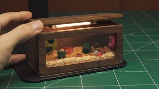 원목 미니어처 햄스터 케이지 무드등 만들기 (Making Wood Miniature Hamster Cage Mood Lamp) by SIMI TV 12,952 views 7 months ago 5 minutes, 7 seconds