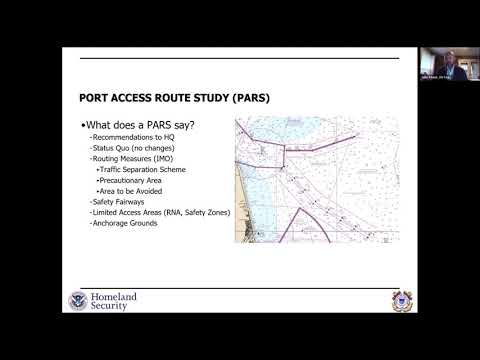 Port Access Route Studies Update & Map Data Webinar