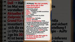 #Aktien #FinanzielleFreiheit #HighGrowthStocks #KIInvestition #USAaktien #Investieren