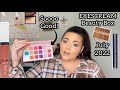 July 2022 EYESCREAM beauty box unboxing and try on