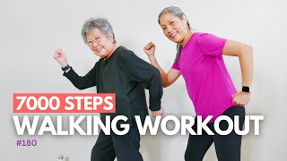 7000 Steps Walking Workout for Seniors \& Beginners, Low Impact