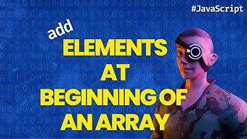 How can I add new array elements at the beginning of an array in JavaScript